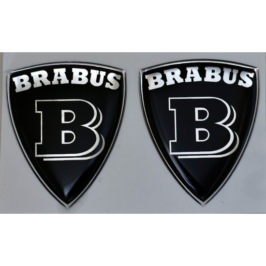 thumbnail image 2 of BRABUS Aluminum Emblem Logo For Smart Fortwo 451 Mercedes AMG (Black) 2 of 6