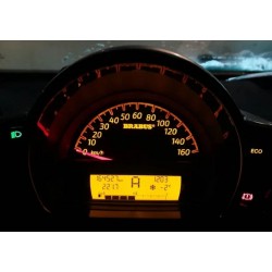 Speedometer speedo dial 160 km/h Smart ForTwo 451 Pulse Brabus 