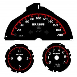 Speedometer 200km/h for Smart ForTwo 451 Brabus