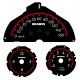 Speedometer speedo dial 160 km/h Smart ForTwo 451 Pulse Brabus 