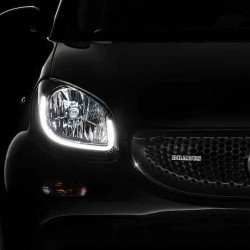 Illuminated LED logo emblem stamp badge for front grille Smart 453 Brabus Pure Passion Ultimate Xclusive